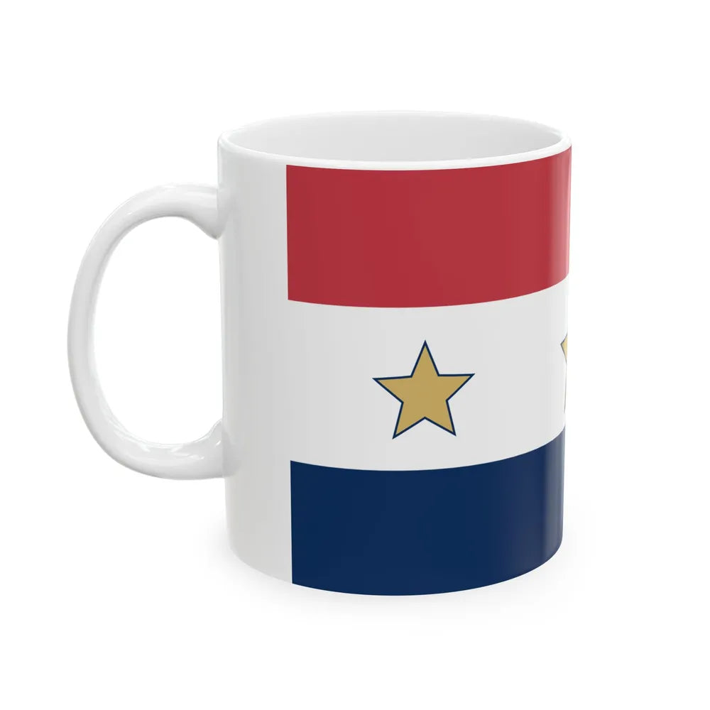 Flag of Lansing Illinois (United States) White Coffee Mug - Go Mug Yourself