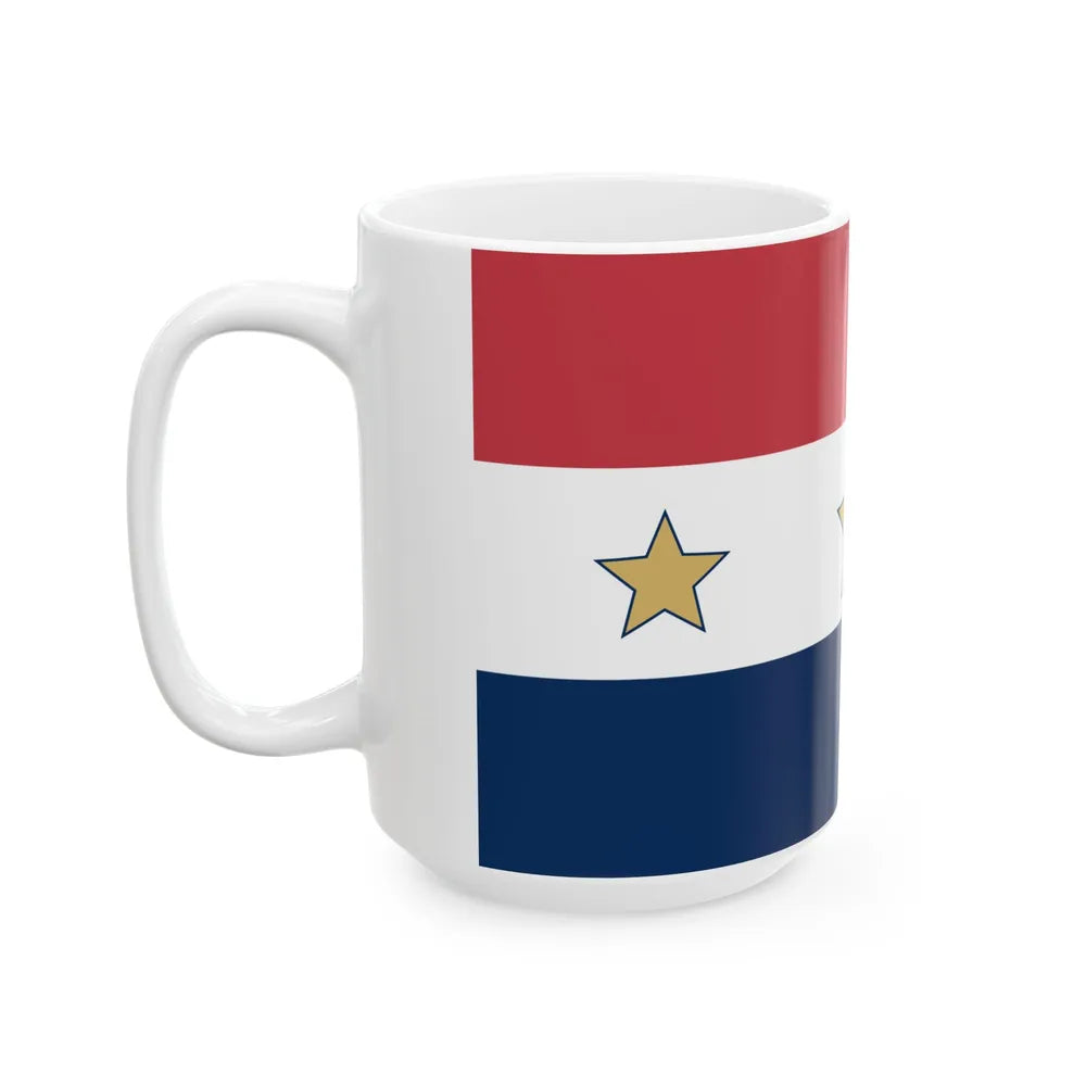 Flag of Lansing Illinois (United States) White Coffee Mug - Go Mug Yourself