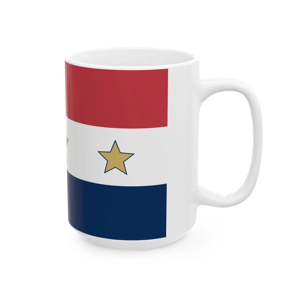 Flag of Lansing Illinois (United States) White Coffee Mug - Go Mug Yourself