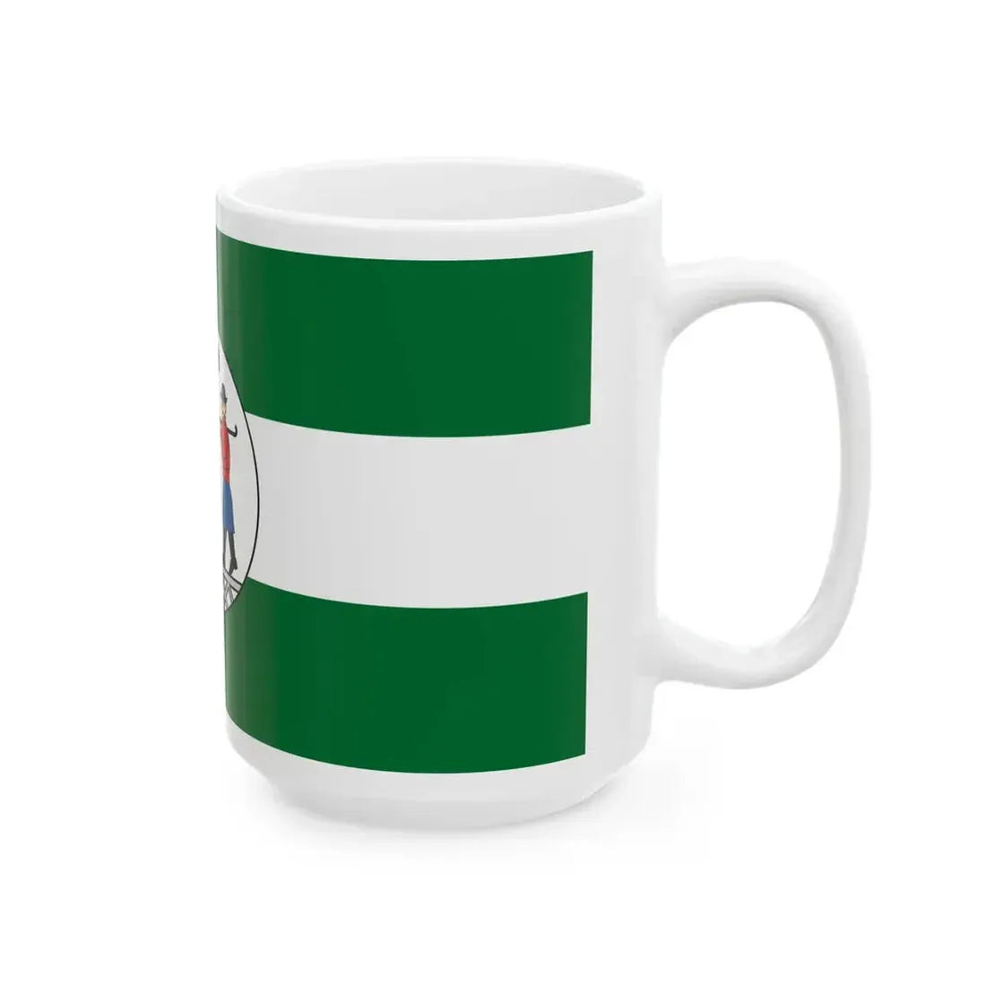 Flag of Lanycsok (Hungary) White Coffee Mug - Go Mug Yourself