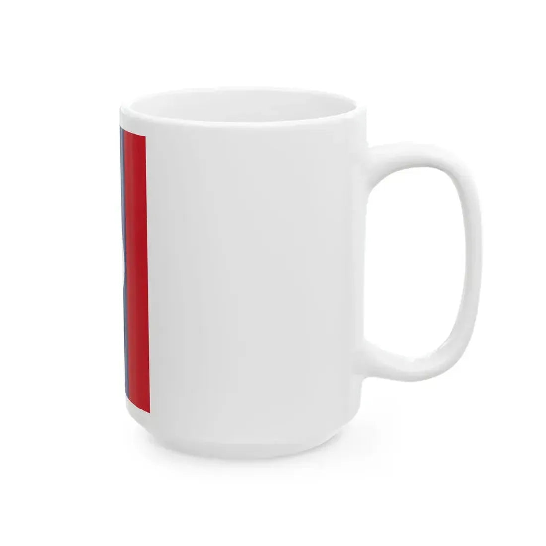 Flag of Laos vertical (Laos) White Coffee Mug - Go Mug Yourself