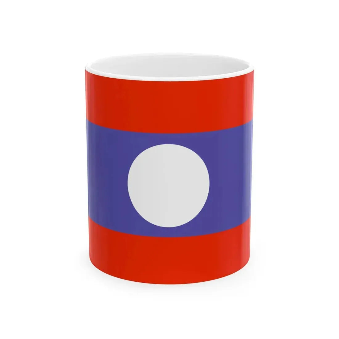 Flag of Laos WFB 2000 (Laos) White Coffee Mug 11oz - Go Mug Yourself