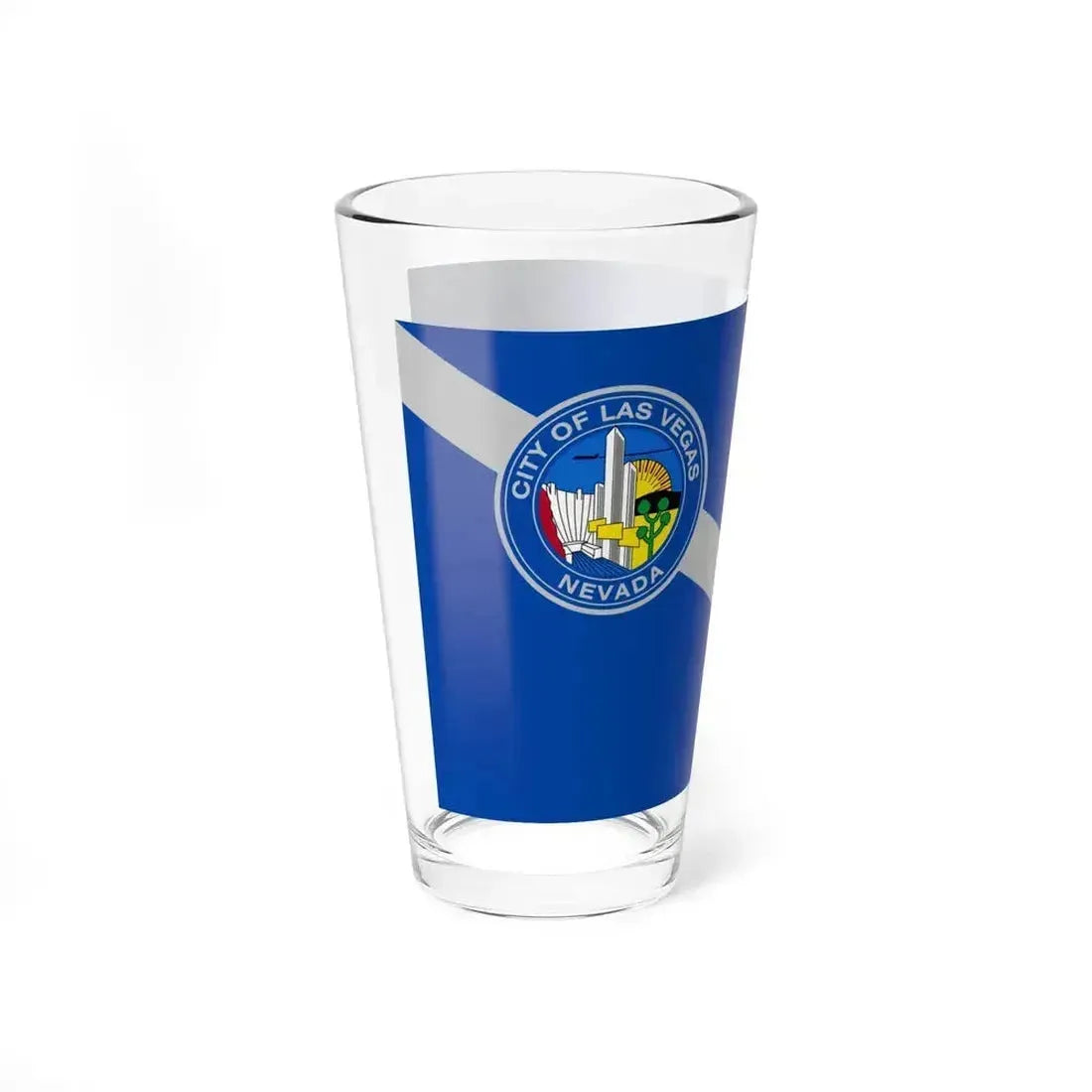 Flag of Las Vegas, Nevada - Pint Glass 16oz - Go Mug Yourself