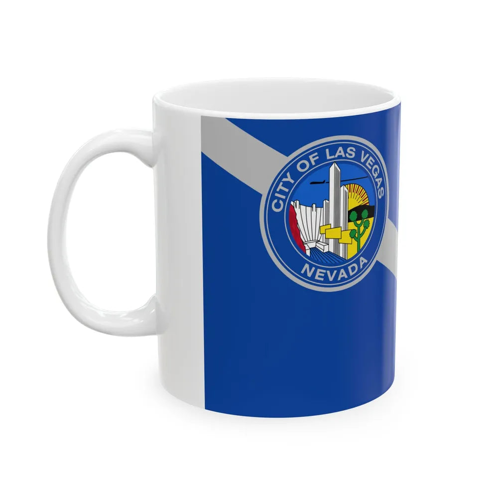 Flag of Las Vegas Nevada (United States) White Coffee Mug - Go Mug Yourself