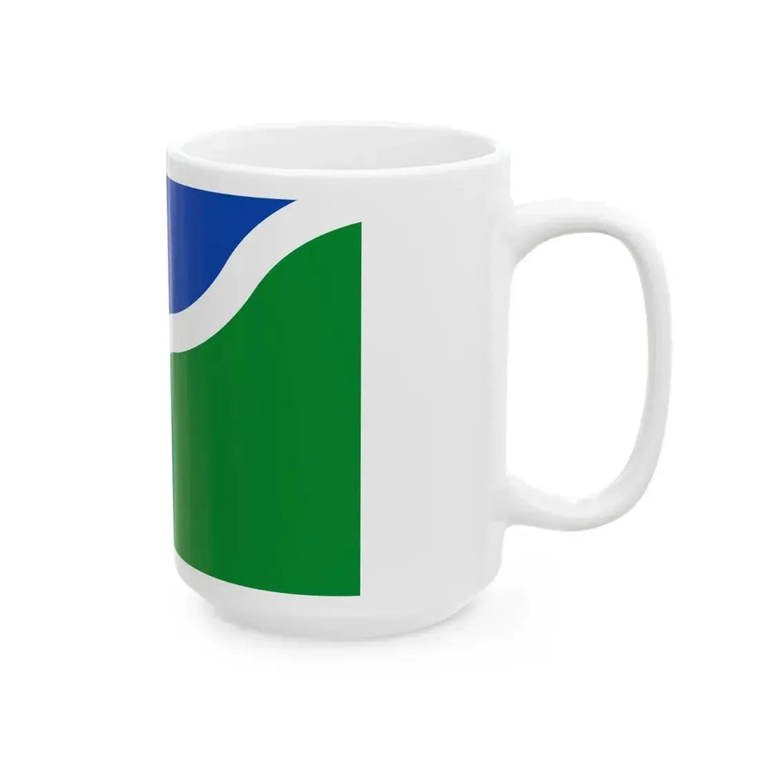 Flag of Lasne (Belgium) White Coffee Mug - Go Mug Yourself