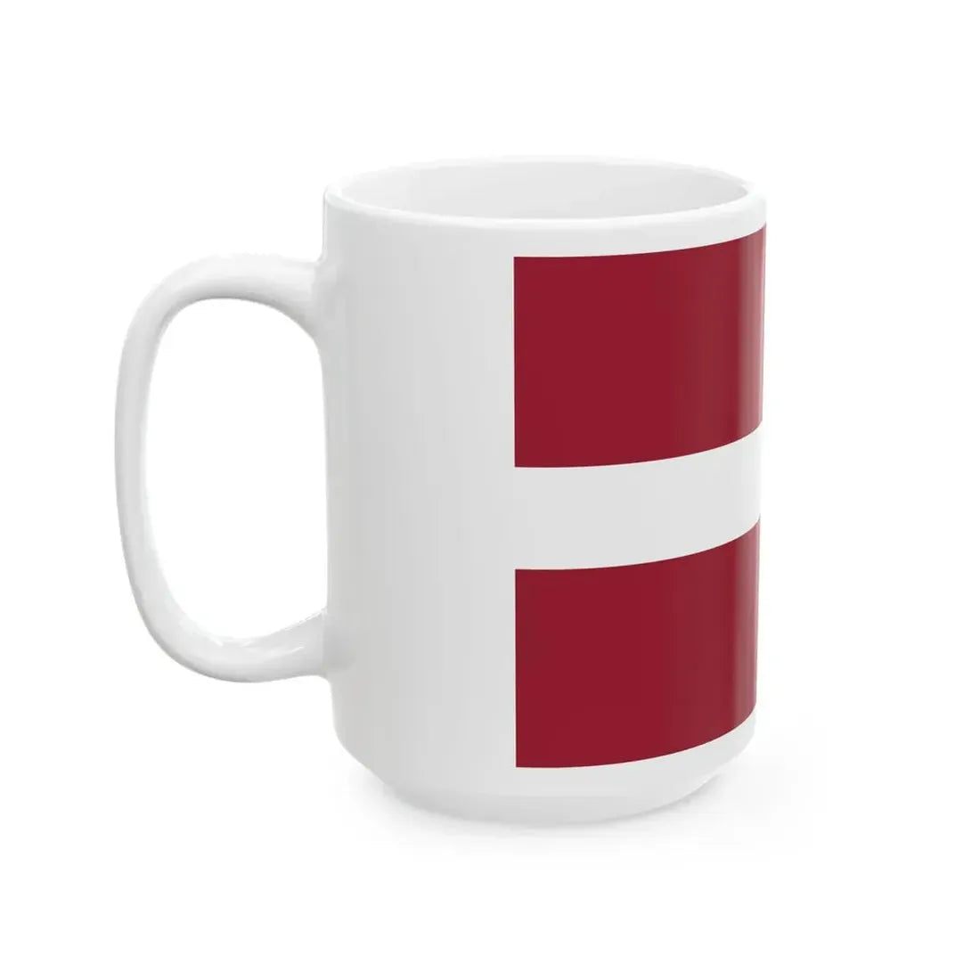 Flag of Latvia 3-2 (Latvia) White Coffee Mug - Go Mug Yourself