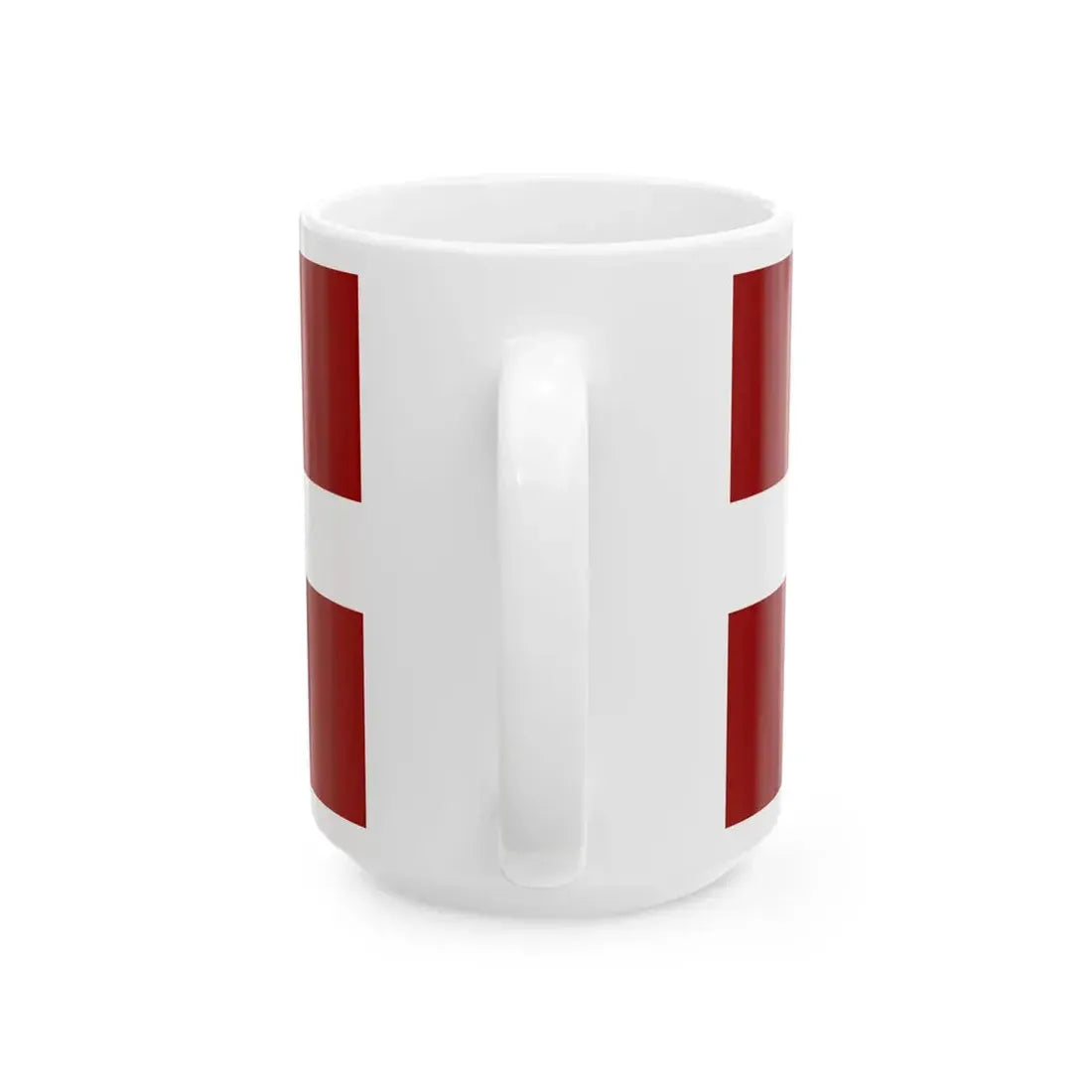 Flag of Latvia colors of 1990 (Latvia) White Coffee Mug - Go Mug Yourself