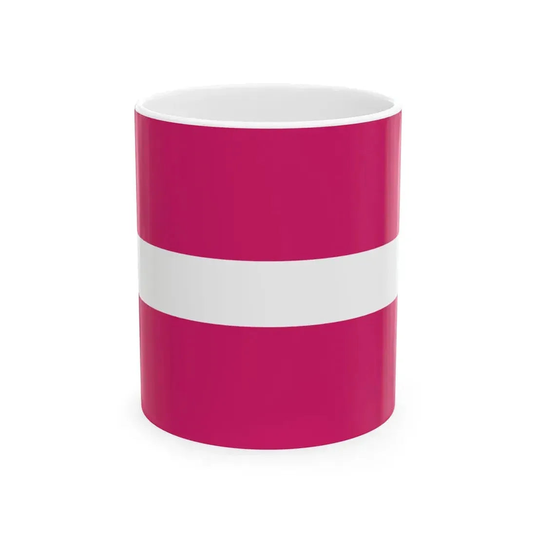 Flag of Latvia WFB 2000 (Latvia) White Coffee Mug 11oz - Go Mug Yourself
