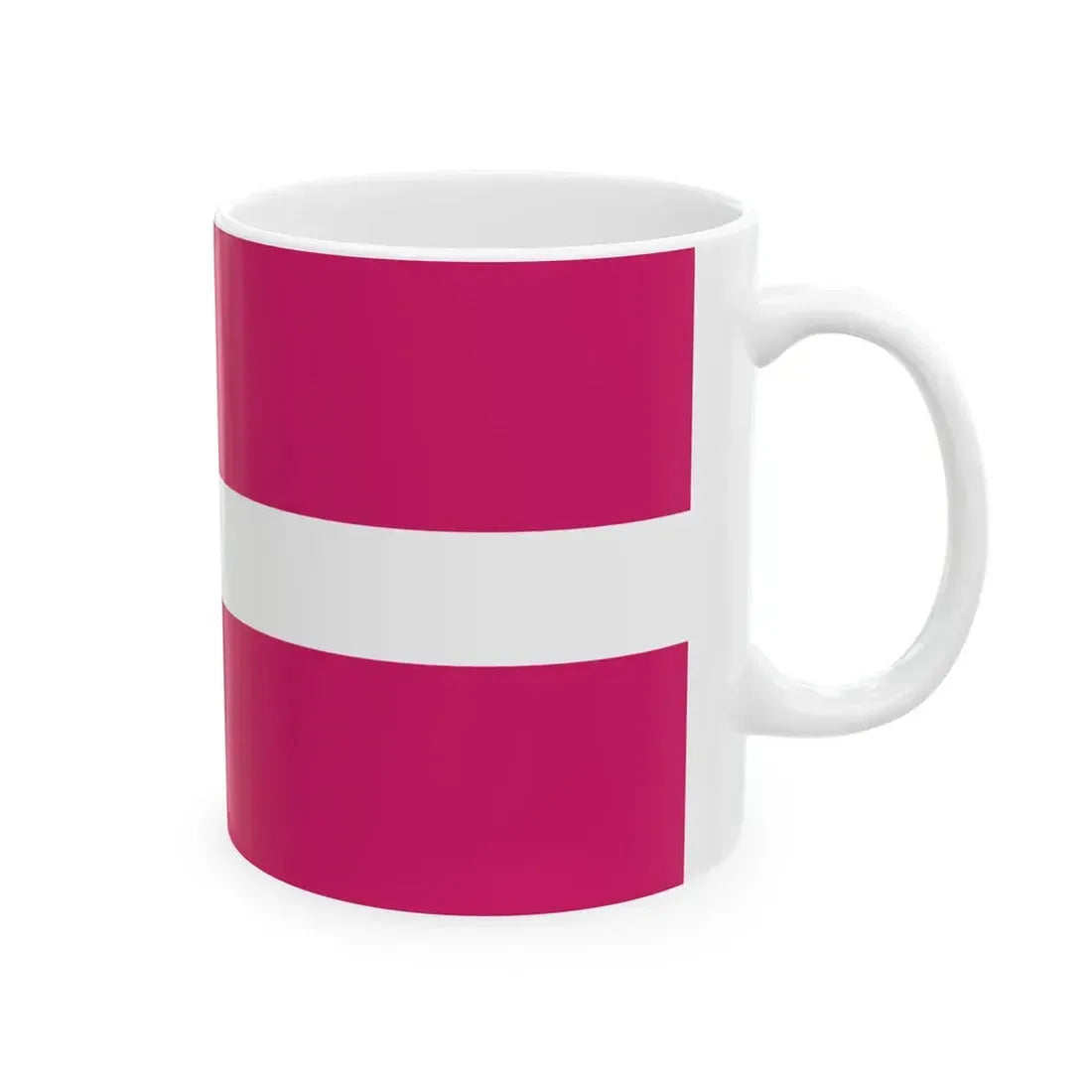 Flag of Latvia WFB 2000 (Latvia) White Coffee Mug - Go Mug Yourself