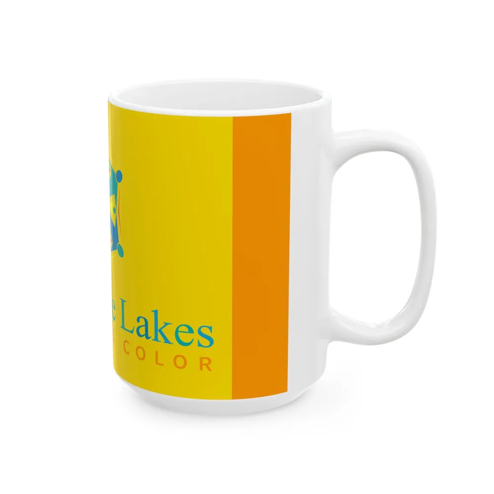 Flag of Lauderdale Lakes Florida (United States) White Coffee Mug - Go Mug Yourself