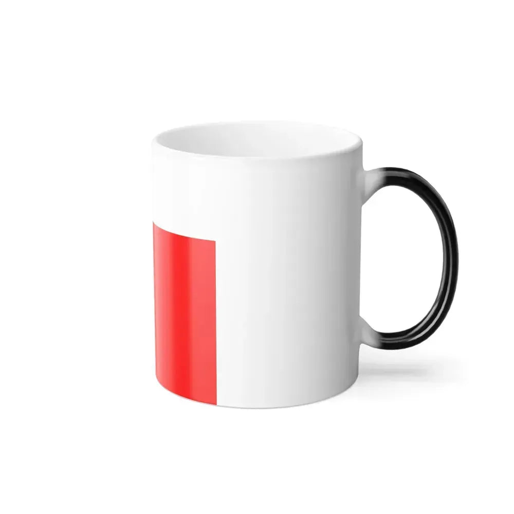 Flag of Lausanne Switzerland - Color Changing Coffee Mug - Go Mug Yourself