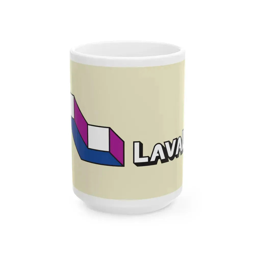 Flag of Laval Quebec Canada - White Coffee Mug 15oz - Go Mug Yourself