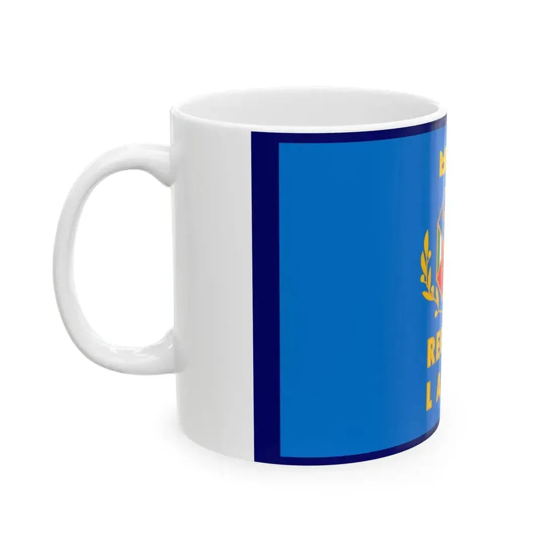 Flag of Lazio 1995 (Italy) White Coffee Mug - Go Mug Yourself