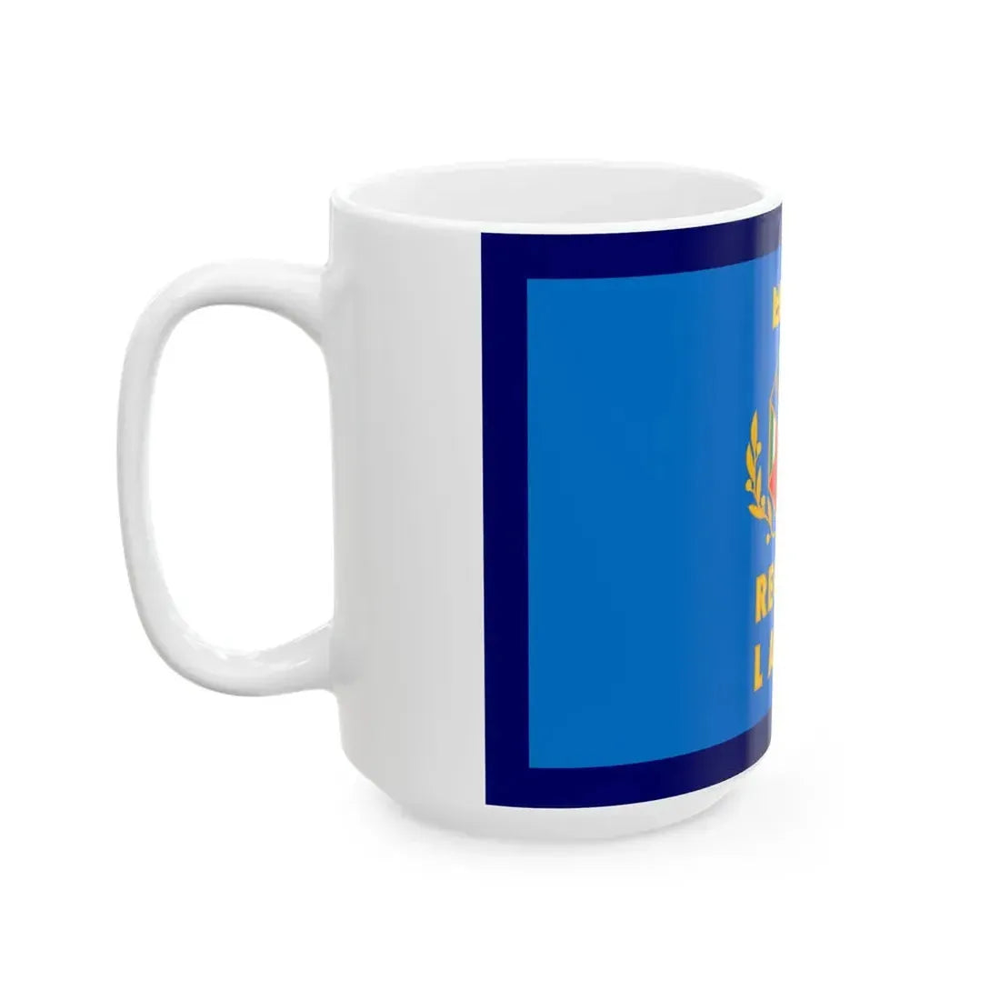Flag of Lazio 1995 (Italy) White Coffee Mug - Go Mug Yourself