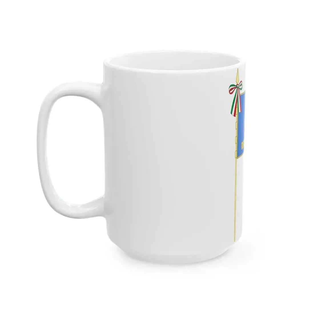 Flag of Lazio Complete (Italy) White Coffee Mug - Go Mug Yourself