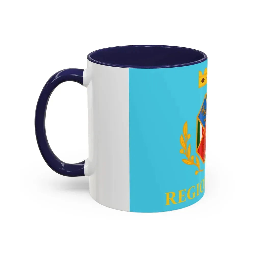 Flag of Lazio Italy - Accent Coffee Mug - Go Mug Yourself