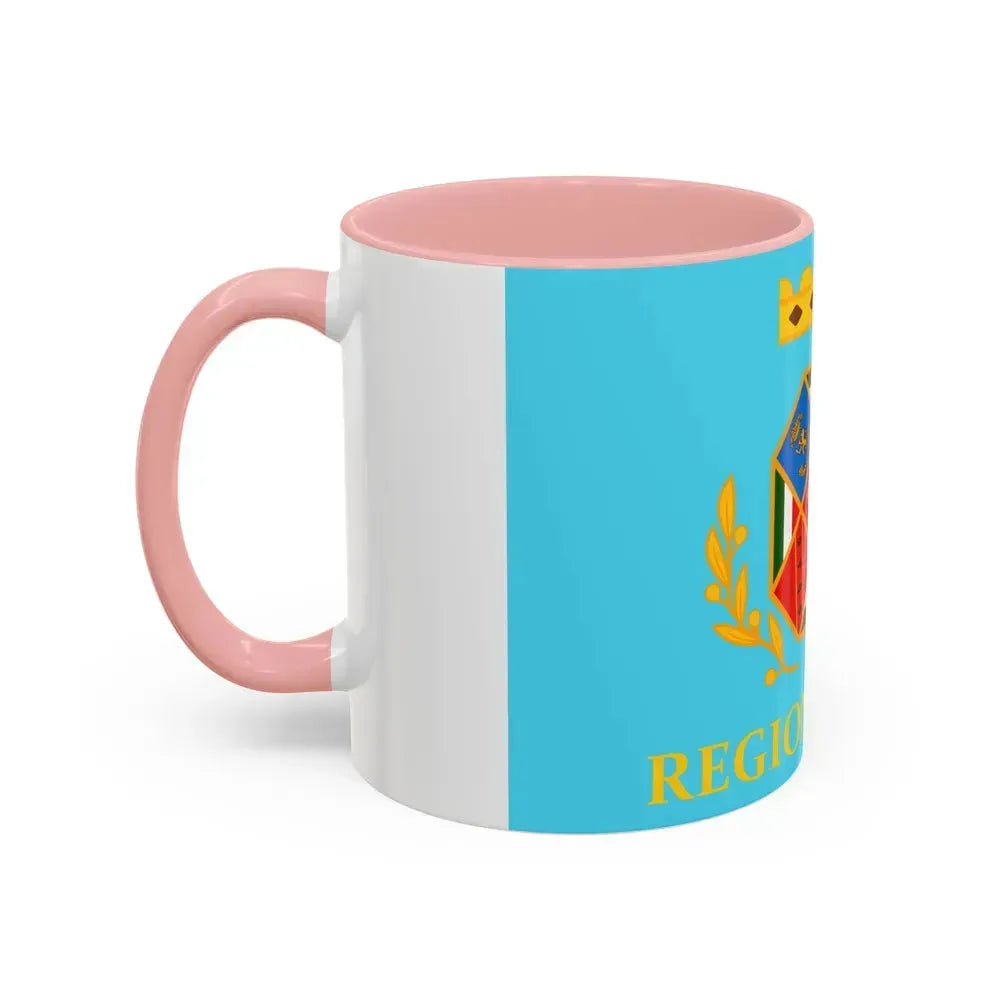 Flag of Lazio Italy - Accent Coffee Mug - Go Mug Yourself