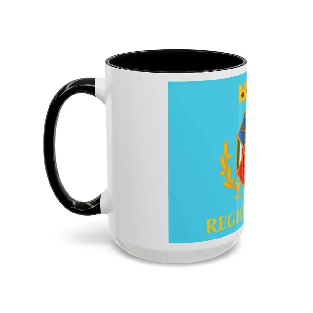Flag of Lazio Italy - Accent Coffee Mug - Go Mug Yourself