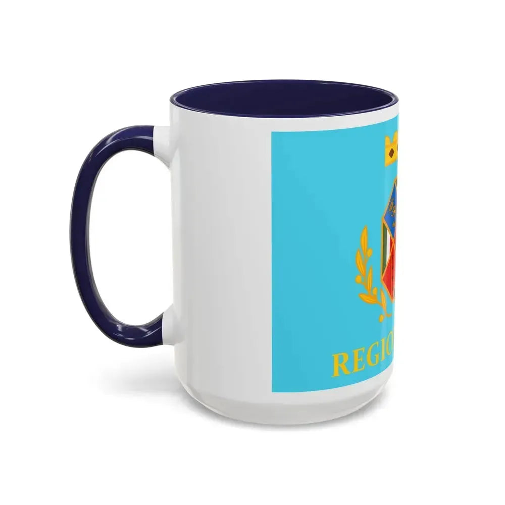 Flag of Lazio Italy - Accent Coffee Mug - Go Mug Yourself