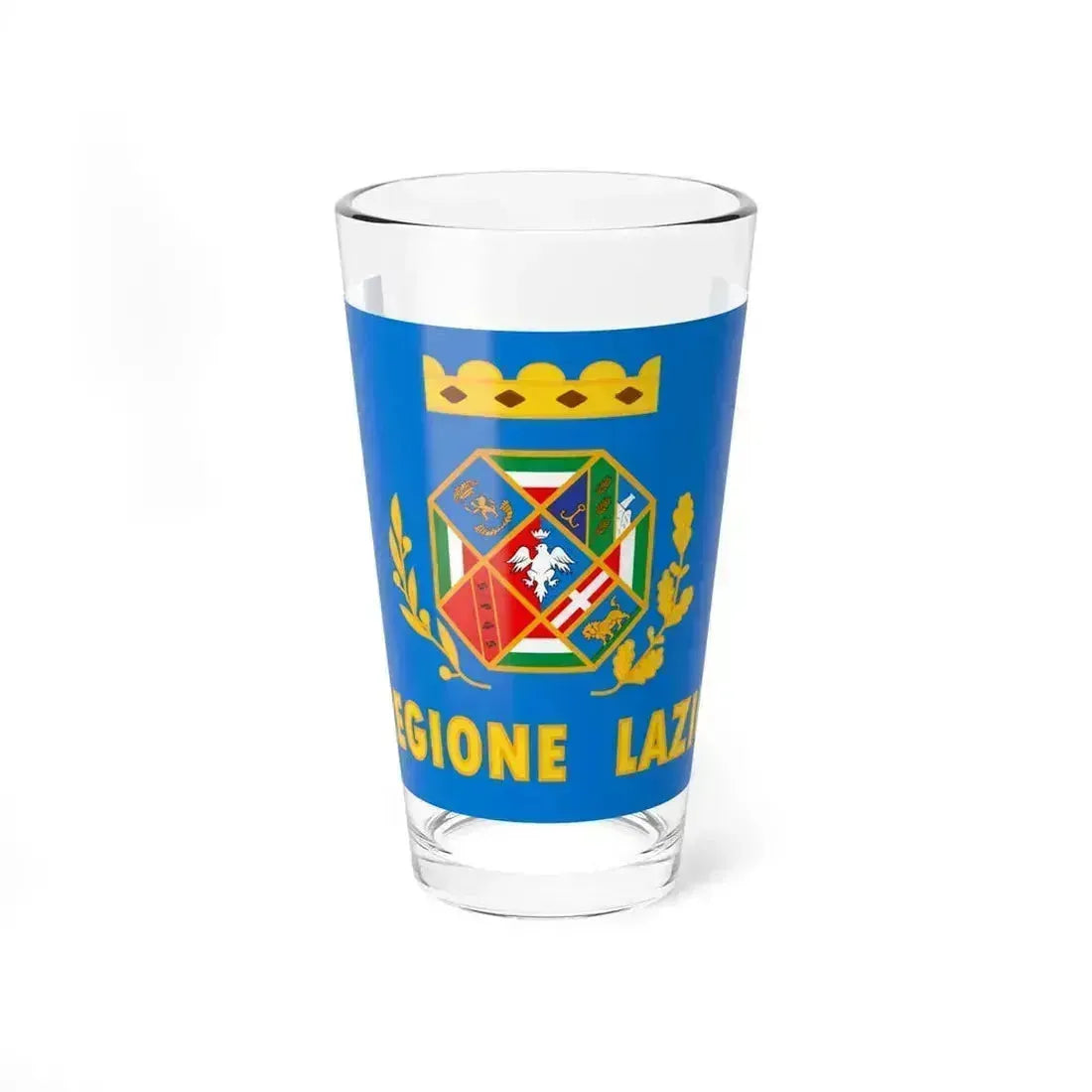 Flag of Lazio (Italy) Pint Glass 16oz 16oz - Go Mug Yourself