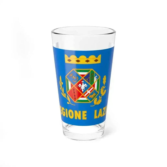 Flag of Lazio (Italy) Pint Glass 16oz 16oz - Go Mug Yourself