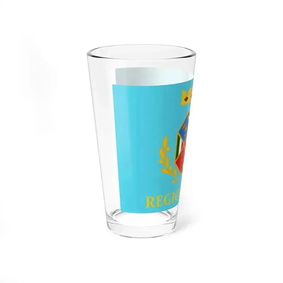 Flag of Lazio Italy - Pint Glass 16oz - Go Mug Yourself