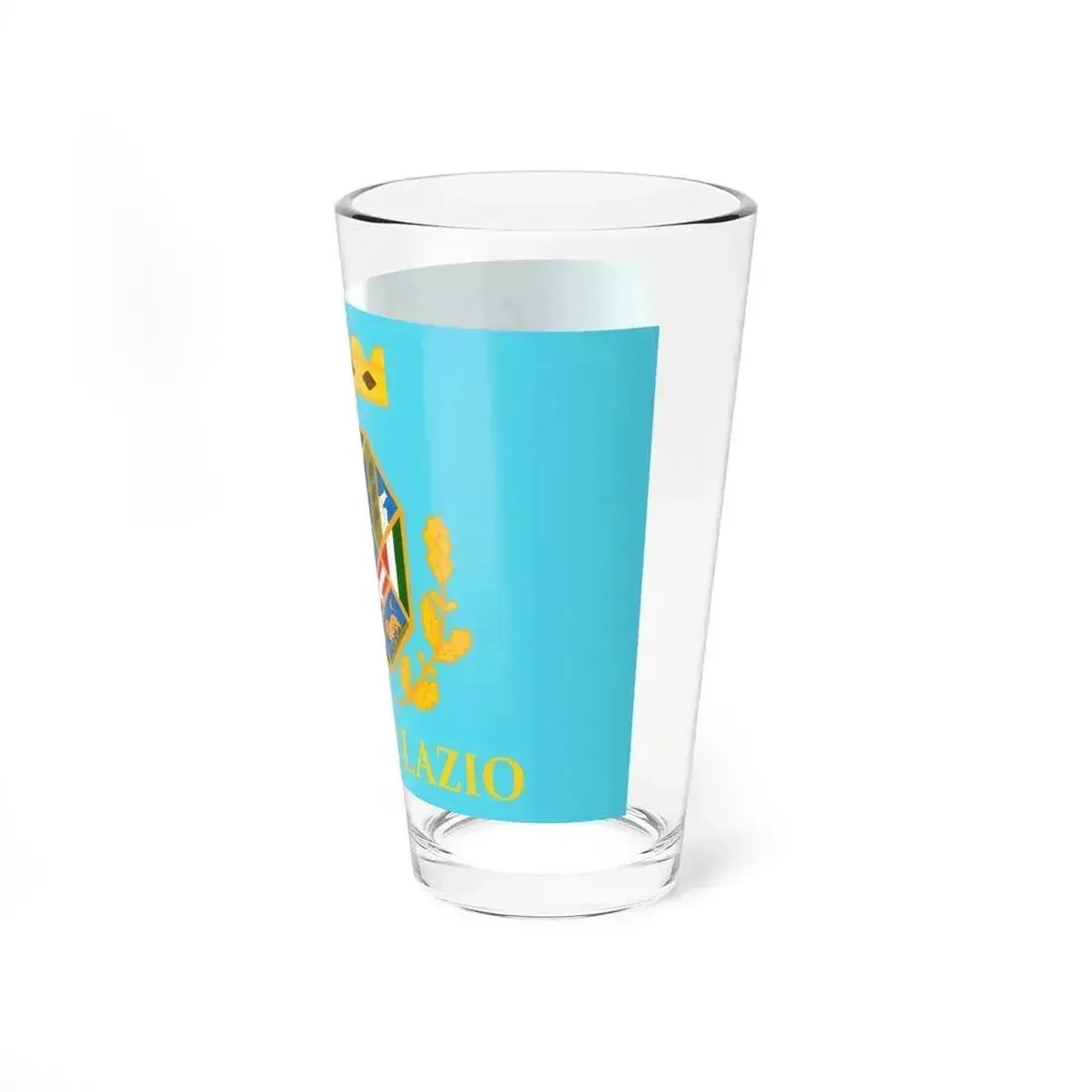 Flag of Lazio Italy - Pint Glass 16oz - Go Mug Yourself