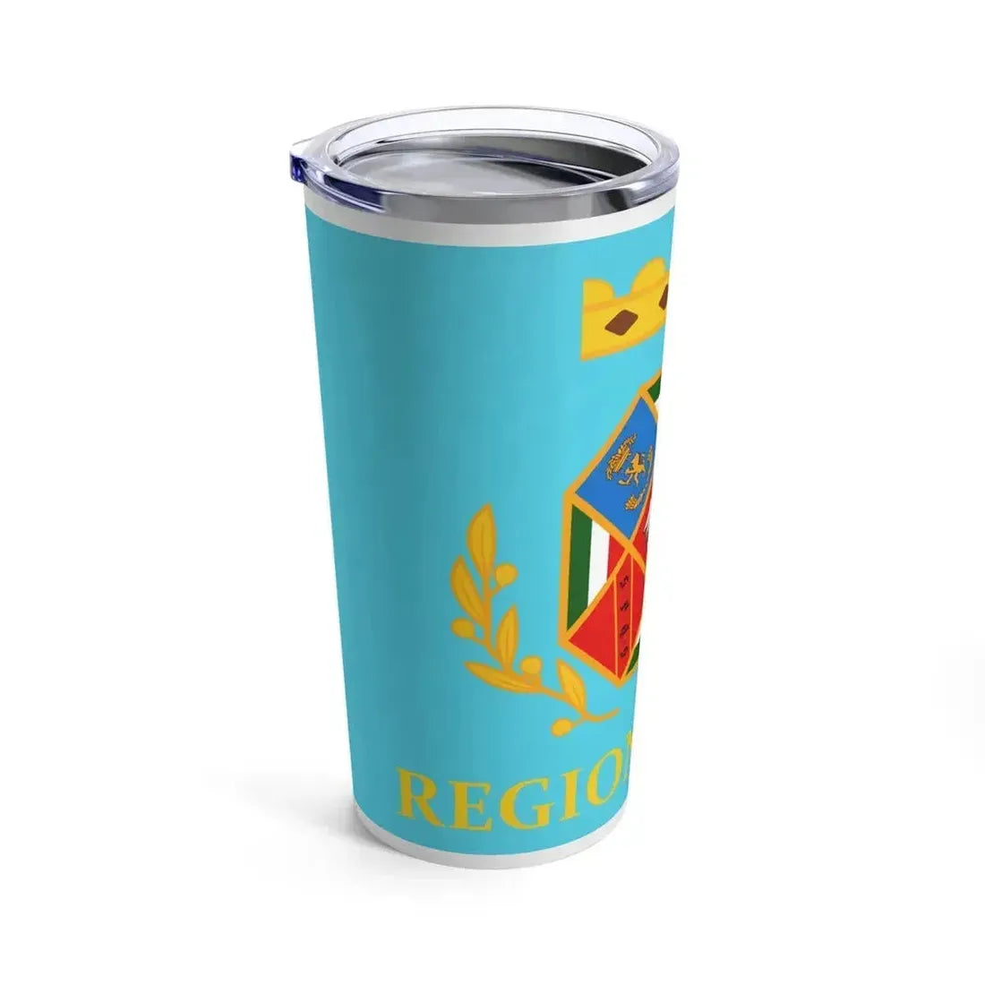 Flag of Lazio Italy - Tumbler 20oz - Go Mug Yourself