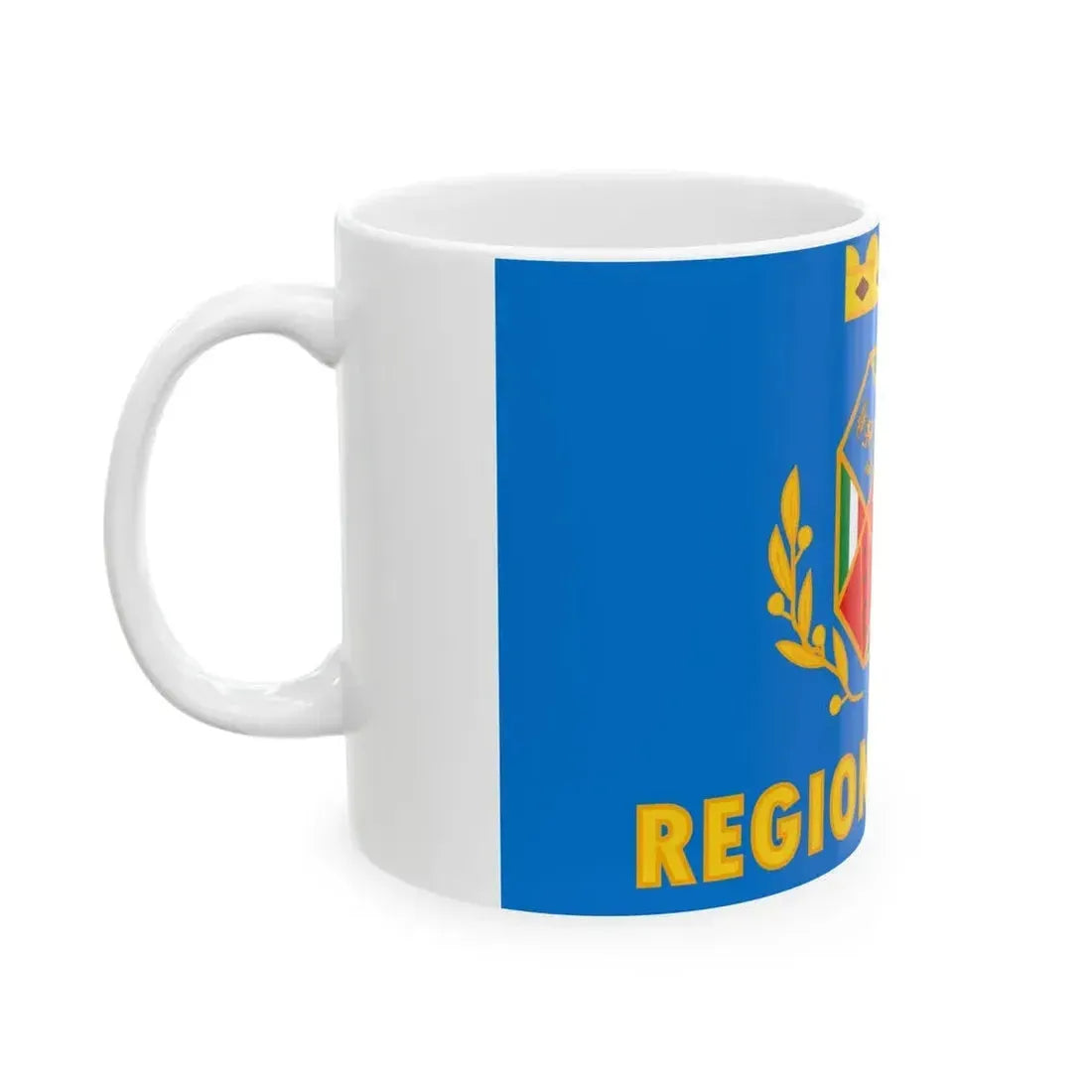Flag of Lazio (Italy) White Coffee Mug - Go Mug Yourself
