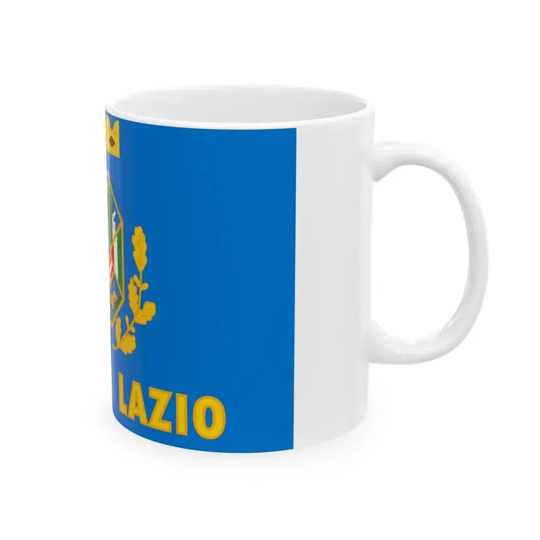Flag of Lazio (Italy) White Coffee Mug - Go Mug Yourself