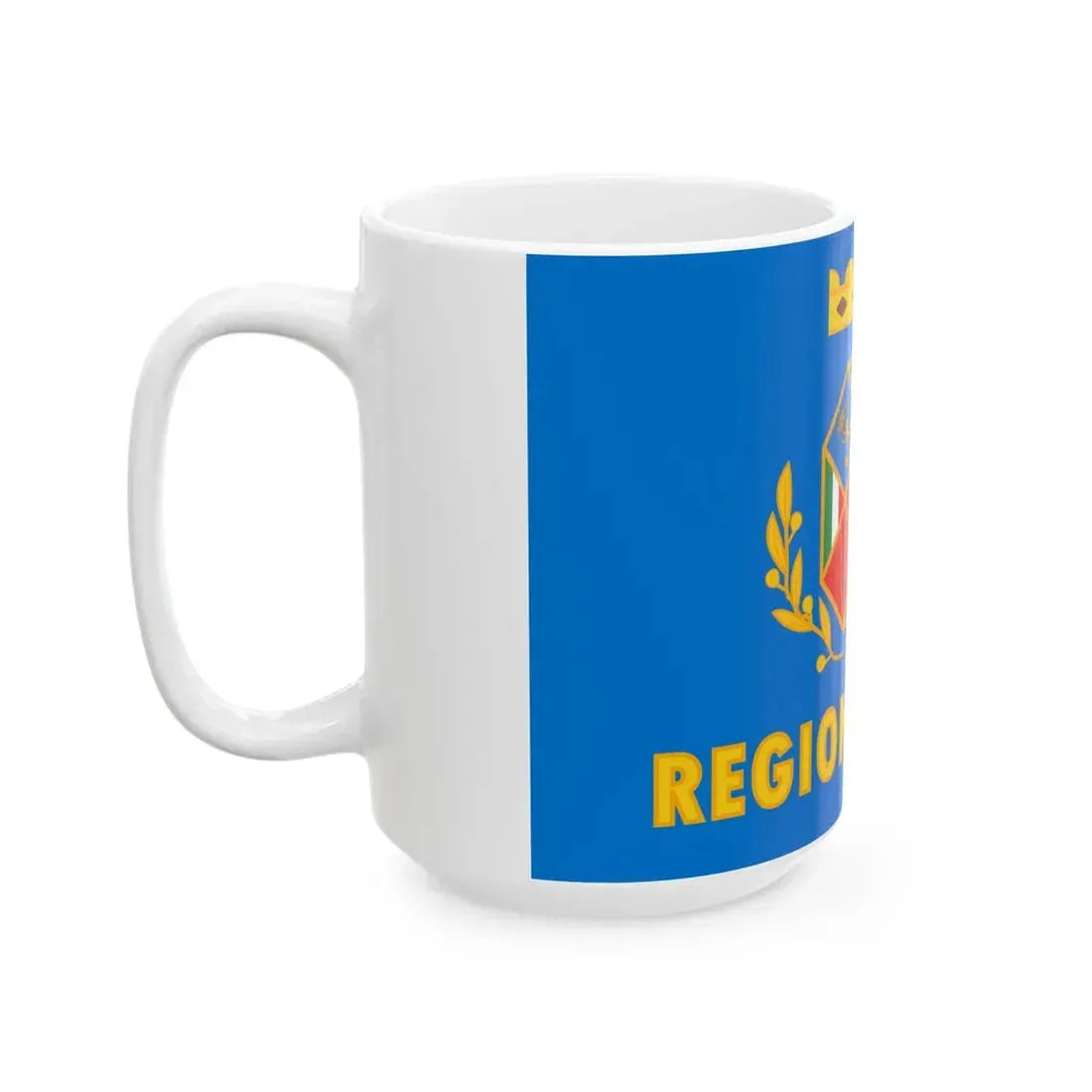 Flag of Lazio (Italy) White Coffee Mug - Go Mug Yourself