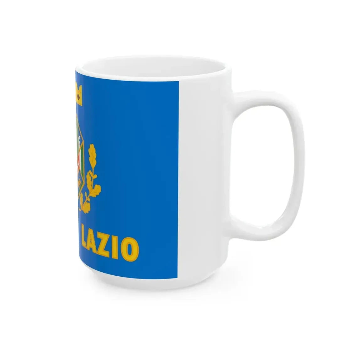 Flag of Lazio (Italy) White Coffee Mug - Go Mug Yourself