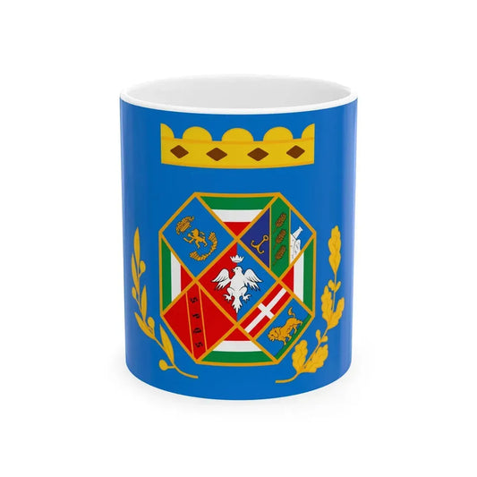 Flag of Lazio textless (Italy) White Coffee Mug 11oz - Go Mug Yourself