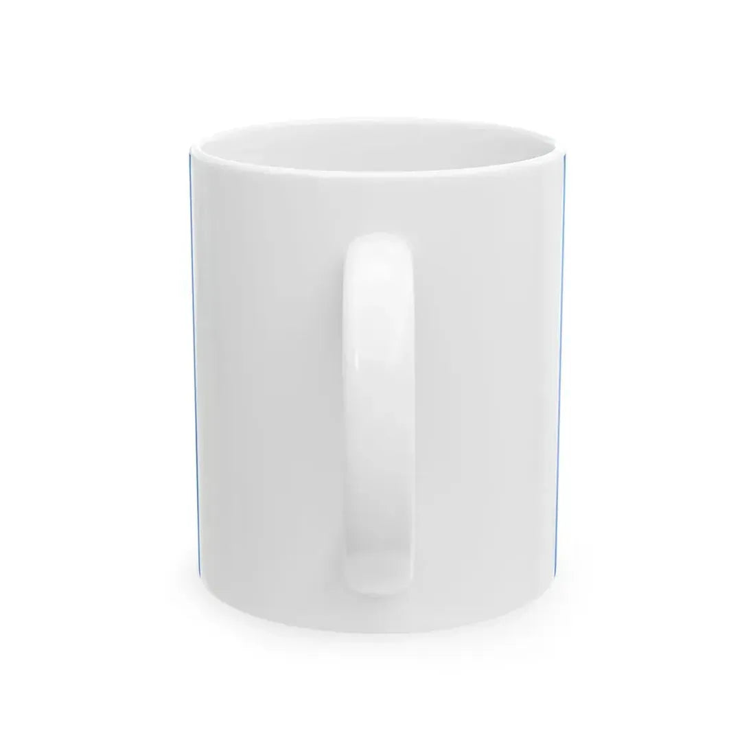 Flag of Lazio textless (Italy) White Coffee Mug - Go Mug Yourself