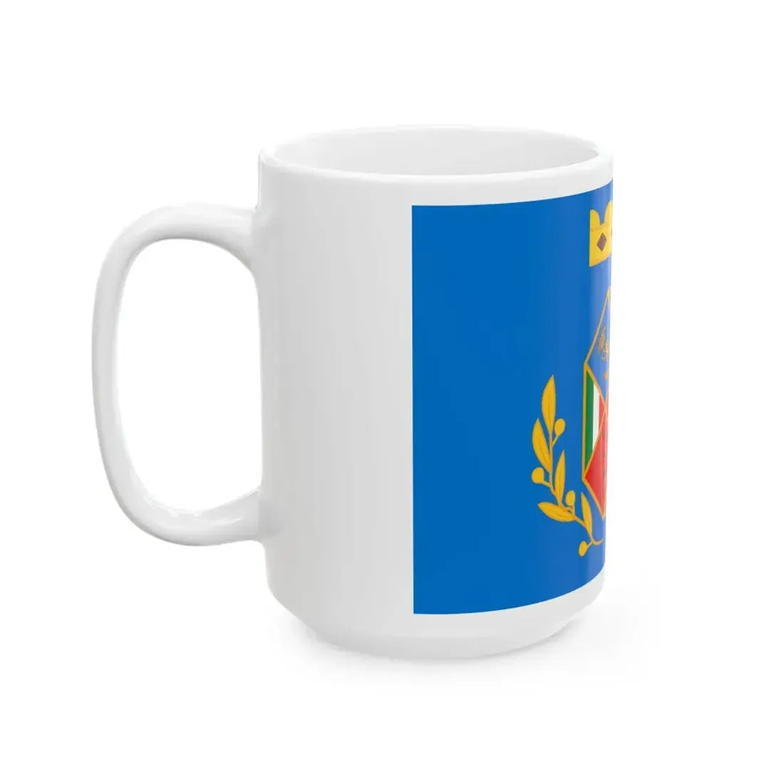 Flag of Lazio textless (Italy) White Coffee Mug - Go Mug Yourself