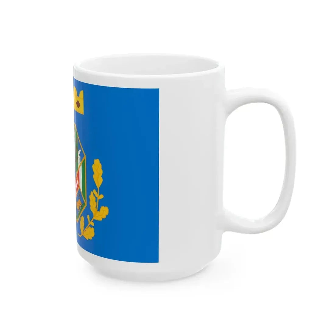Flag of Lazio textless (Italy) White Coffee Mug - Go Mug Yourself