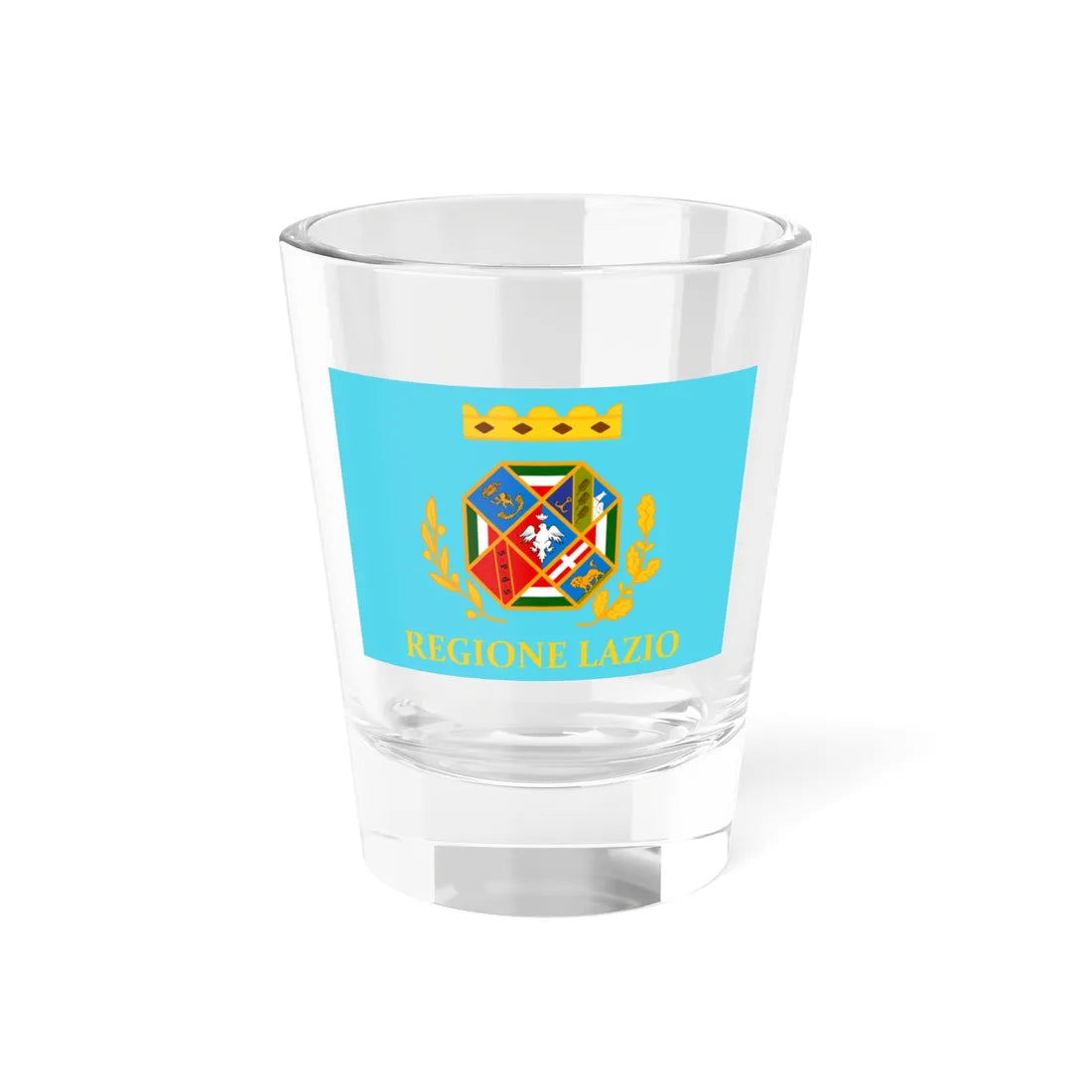 Flag of Lazio Variant (Italy) Shot Glass 1.5oz 1.5oz - Go Mug Yourself