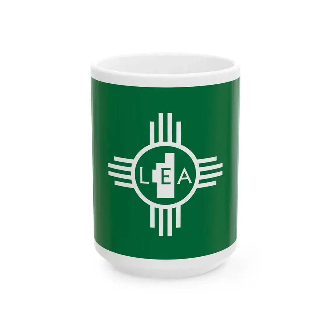 Flag of Lea County New Mexico (Mexico) White Coffee Mug 15oz - Go Mug Yourself