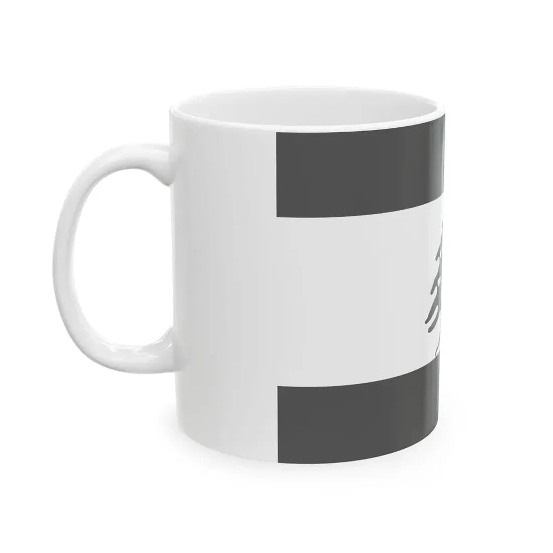 Flag of Lebanon - White (Lebanon) White Coffee Mug - Go Mug Yourself