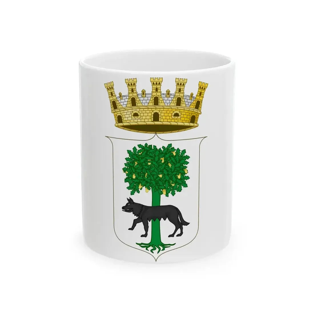 Flag of Lecce (Italy) White Coffee Mug 11oz - Go Mug Yourself