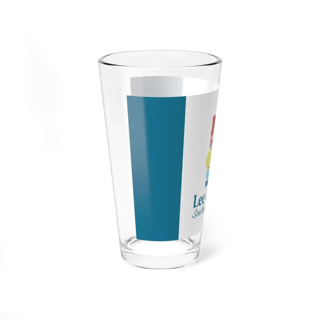 Flag of Lee County Florida (United States) Pint Glass 16oz - Go Mug Yourself