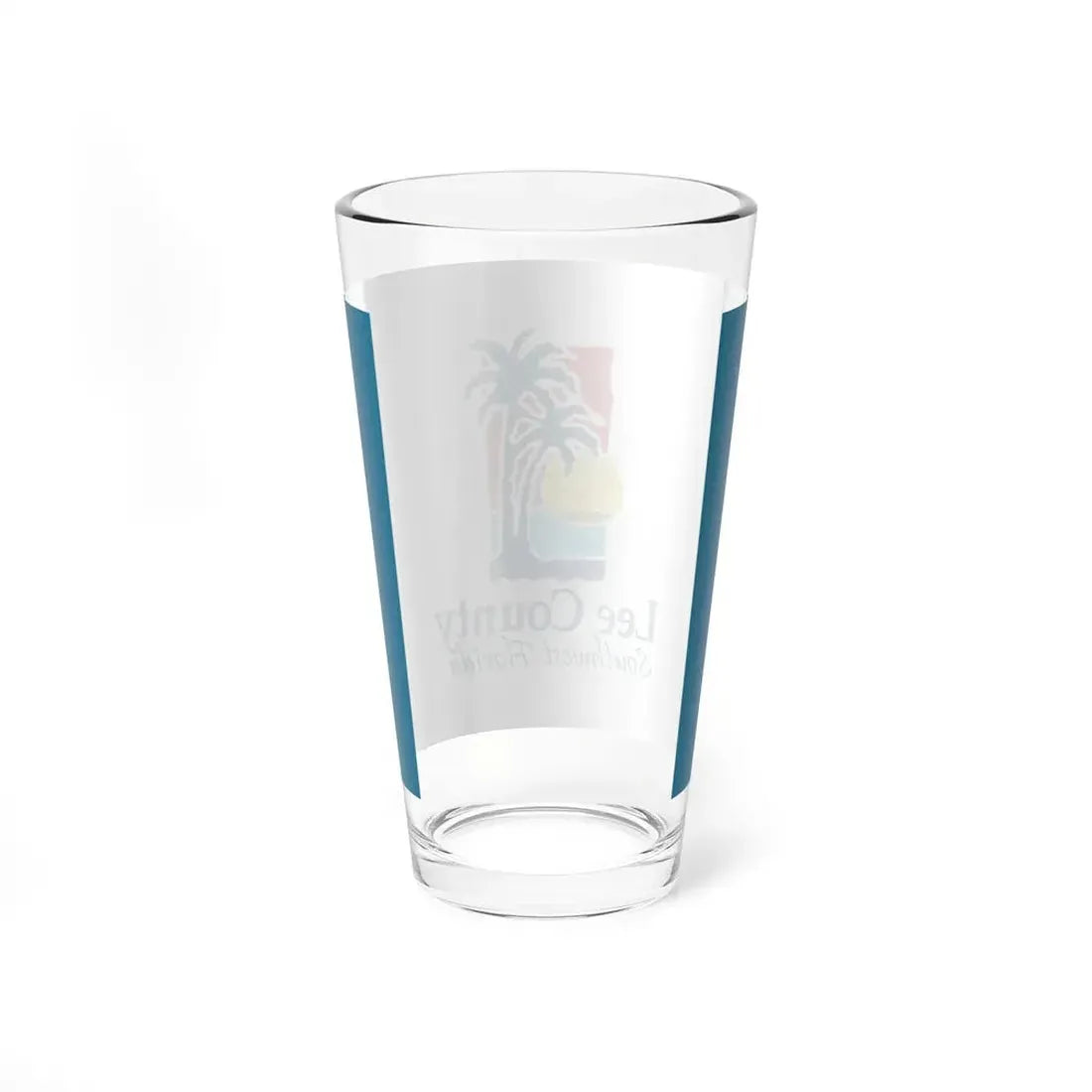 Flag of Lee County Florida (United States) Pint Glass 16oz - Go Mug Yourself