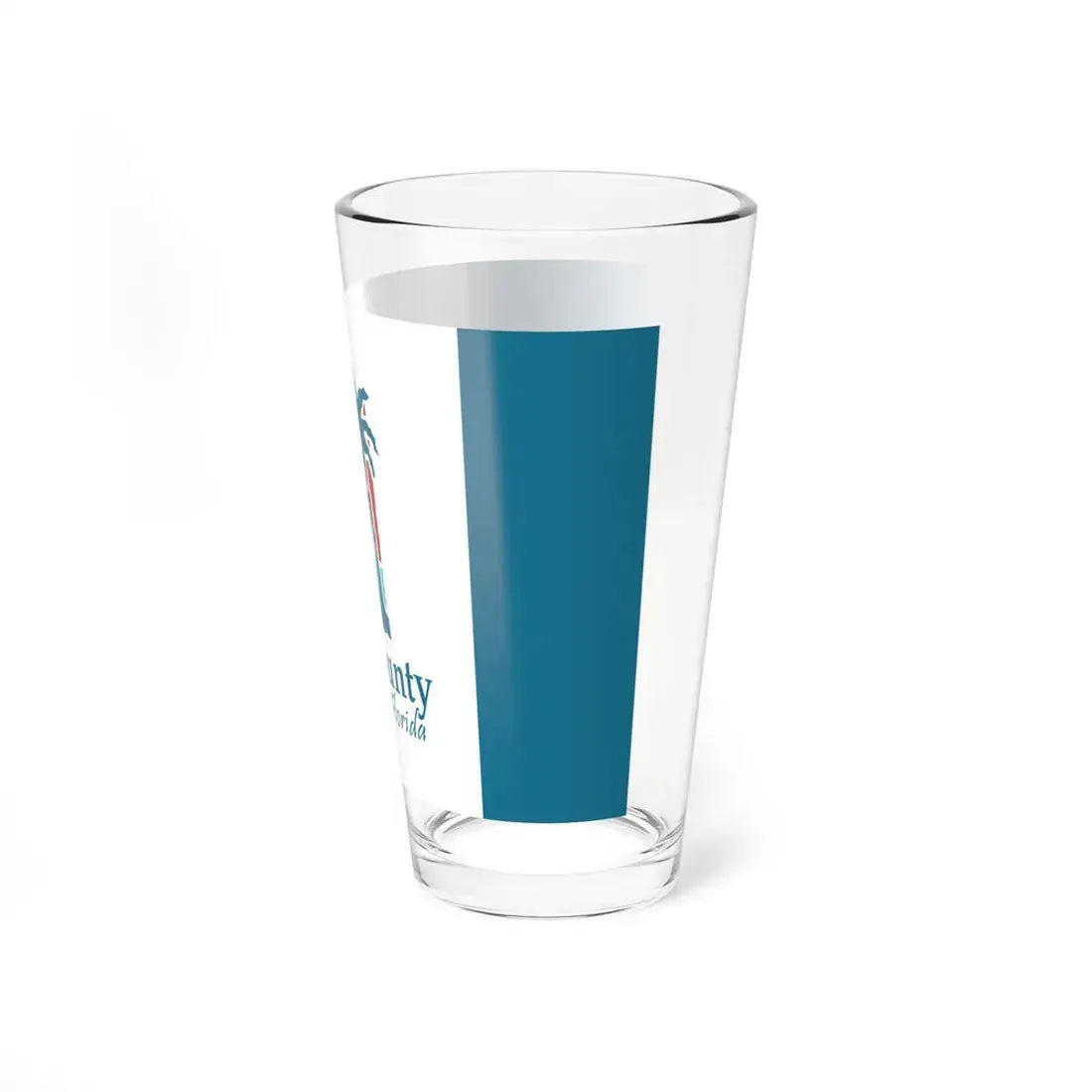 Flag of Lee County Florida (United States) Pint Glass 16oz - Go Mug Yourself
