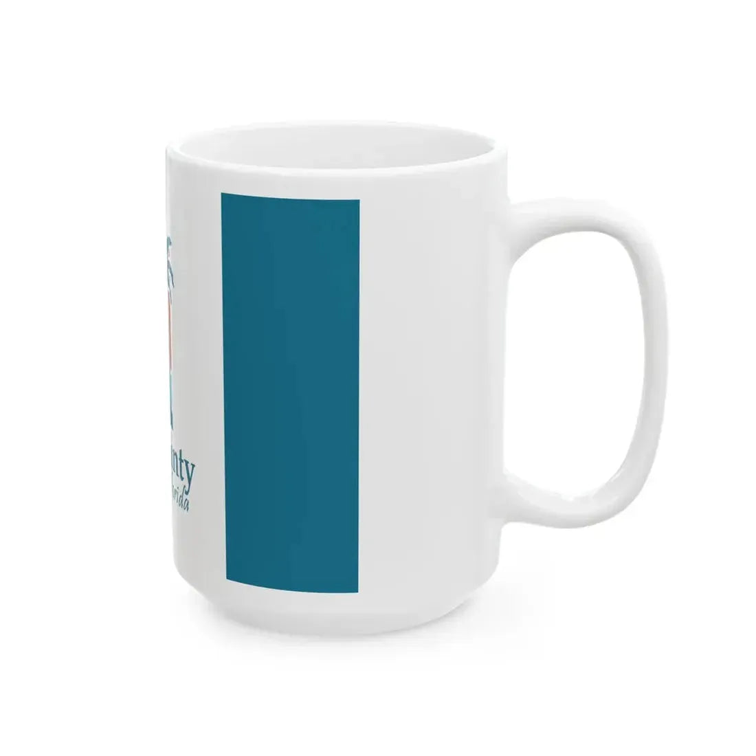 Flag of Lee County Florida (United States) White Coffee Mug - Go Mug Yourself