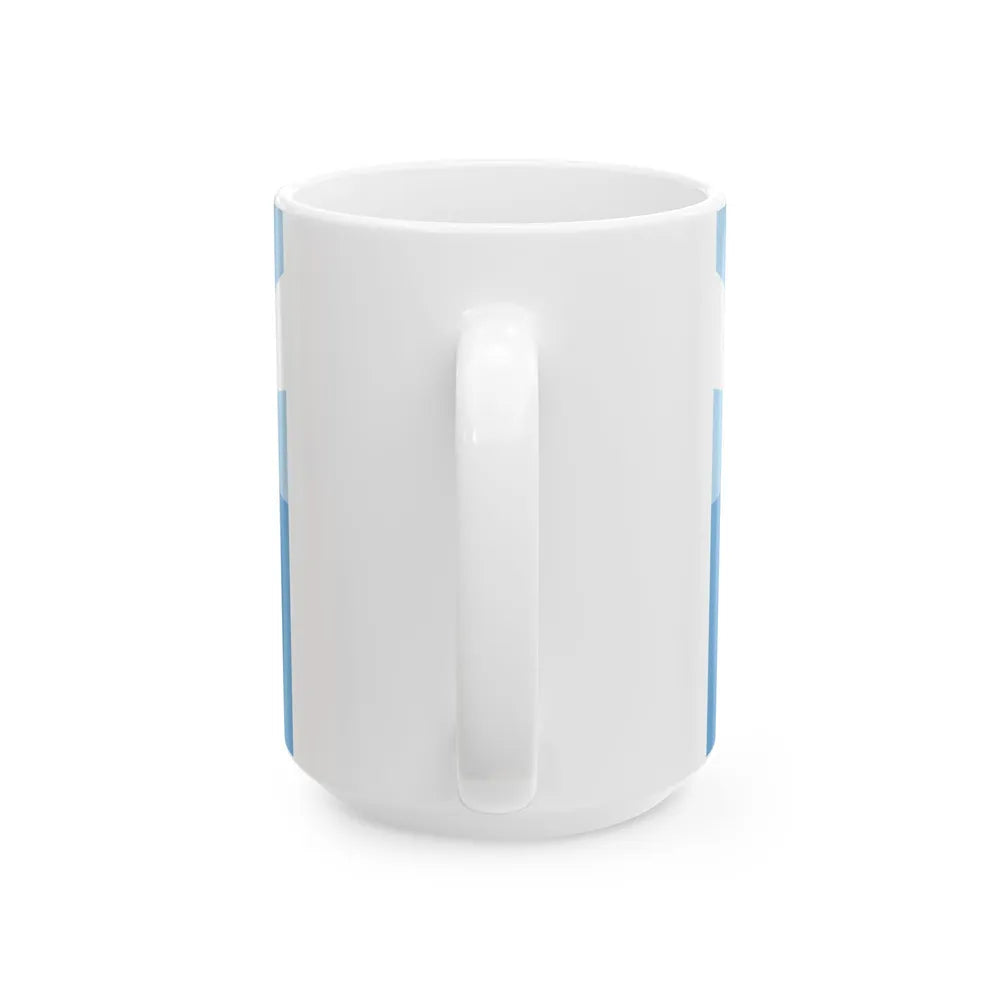 Flag of Leelanau County Michigan (United States) White Coffee Mug - Go Mug Yourself