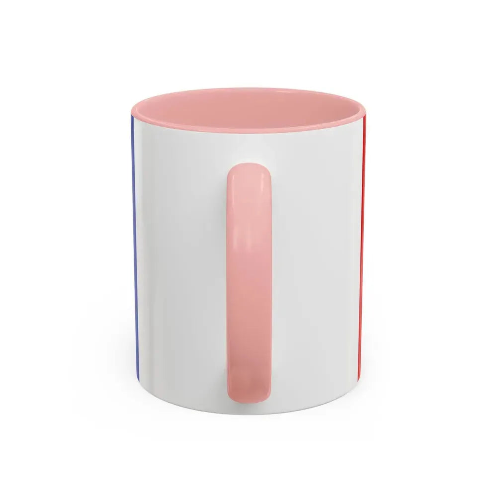 Flag of Leeuwarden the capital of the province of Friesland Netherlands - Accent Coffee Mug - Go Mug Yourself