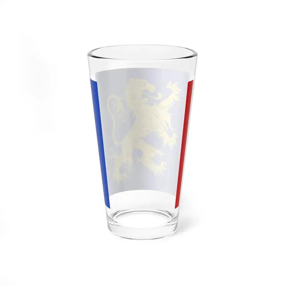 Flag of Leeuwarden the capital of the province of Friesland Netherlands - Pint Glass 16oz - Go Mug Yourself