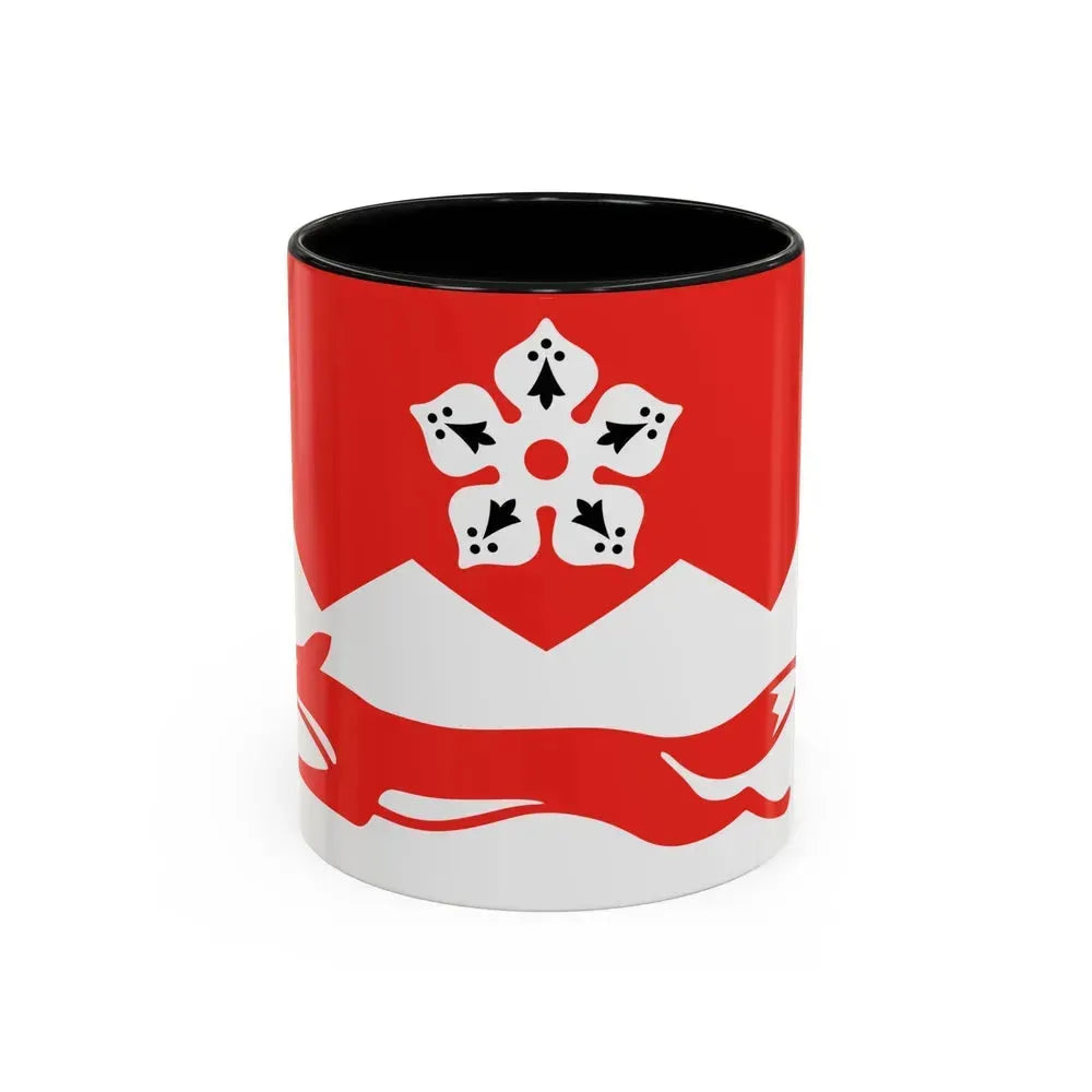 Flag of Leicestershire UK - Accent Coffee Mug 11oz Black - Go Mug Yourself