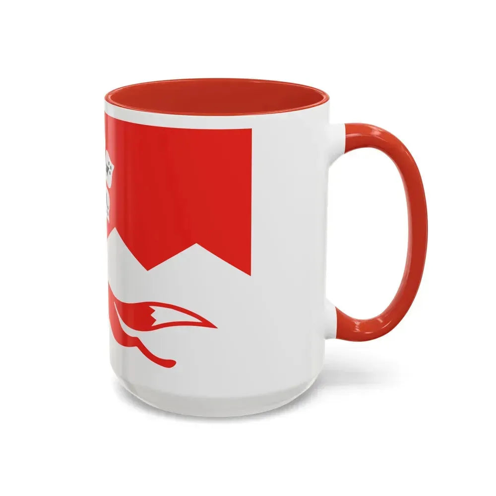 Flag of Leicestershire UK - Accent Coffee Mug - Go Mug Yourself