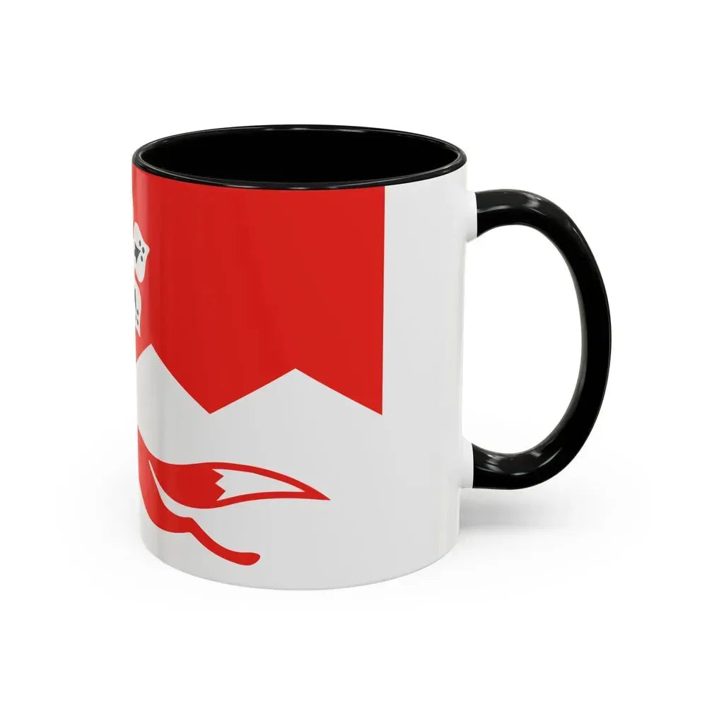 Flag of Leicestershire UK - Accent Coffee Mug - Go Mug Yourself